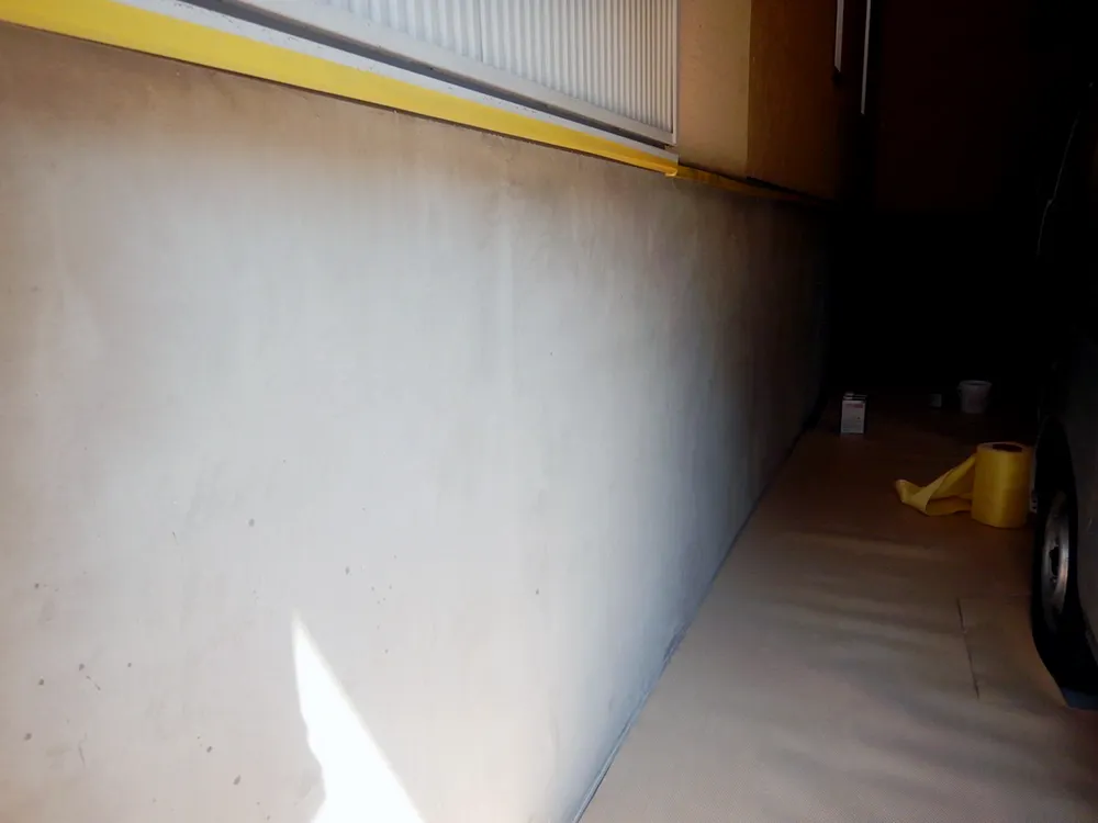 外側基礎角部の欠損・ひび補修 施工前