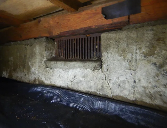 NEWタフロン 床下基礎コンクリート施工前（ケース１）