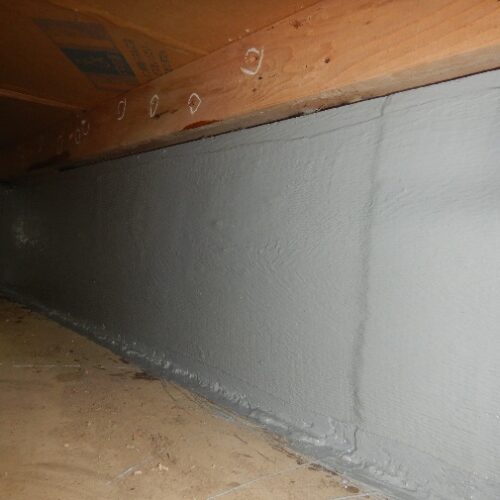 ダイニング下基礎コンクリート補強