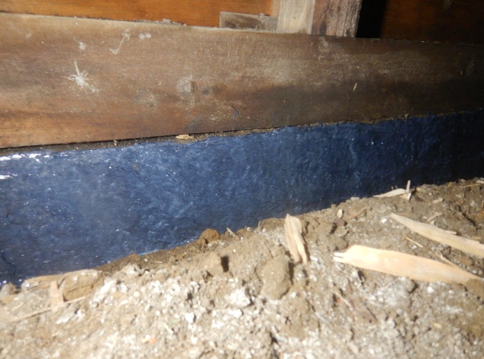 千葉県千葉市 基礎補強･消毒･防湿シート施工